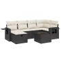 7-piece garden dining set with black synthetic rattan cushions by , Garden sets - Ref: Foro24-3263802, Price: 409,85 €, Disco...
