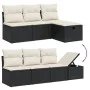 8-piece garden sofa set with black synthetic rattan cushions by , Garden sets - Ref: Foro24-3264871, Price: 497,87 €, Discoun...