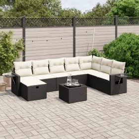 8-piece garden sofa set with black synthetic rattan cushions by , Garden sets - Ref: Foro24-3263902, Price: 514,90 €, Discoun...