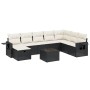 8-piece garden sofa set with black synthetic rattan cushions by , Garden sets - Ref: Foro24-3263902, Price: 498,12 €, Discoun...