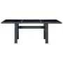 Garden table in synthetic rattan and dark gray tempered glass by vidaXL, Garden tables - Ref: Foro24-313309, Price: 193,49 €,...