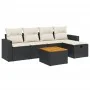 6-piece garden sofa set with black synthetic rattan cushions by , Garden sets - Ref: Foro24-3264829, Price: 325,04 €, Discoun...