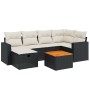 7-piece garden dining set with black synthetic rattan cushions by , Garden sets - Ref: Foro24-3264836, Price: 398,88 €, Disco...