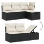 7-piece garden dining set with black synthetic rattan cushions by , Garden sets - Ref: Foro24-3264724, Price: 404,64 €, Disco...