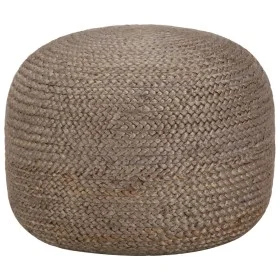 Puf hecho a mano gris claro 45x30 cm yute von , Osmanen - Ref: Foro24-248081, Preis: 70,17 €, Rabatt: %