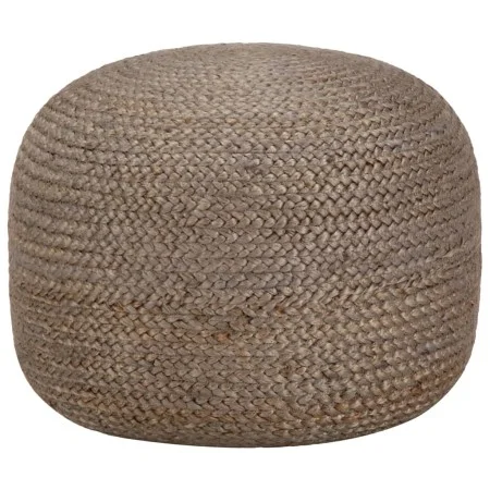 Puf hecho a mano gris claro 45x30 cm yute von , Osmanen - Ref: Foro24-248081, Preis: 74,04 €, Rabatt: %