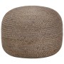 Puf hecho a mano gris claro 45x30 cm yute by , Ottomans - Ref: Foro24-248081, Price: 72,41 €, Discount: %