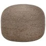 Puf hecho a mano gris claro 45x30 cm yute von , Osmanen - Ref: Foro24-248081, Preis: 74,04 €, Rabatt: %