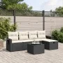 Set de sofás de jardín 6 piezas y cojines ratán sintético negro by , Garden sets - Ref: Foro24-3263782, Price: 346,00 €, Disc...