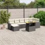 Set de sofás de jardín 8 piezas y cojines ratán sintético negro by , Garden sets - Ref: Foro24-3264731, Price: 456,47 €, Disc...
