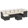Set de sofás de jardín 8 piezas y cojines ratán sintético negro de , Conjuntos de jardín - Ref: Foro24-3263202, Precio: 429,2...