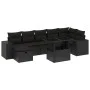 8-piece garden sofa set with black synthetic rattan cushions by , Garden sets - Ref: Foro24-3275305, Price: 610,03 €, Discoun...