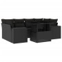 7-piece garden sofa set with black synthetic rattan cushions by , Garden sets - Ref: Foro24-3269015, Price: 532,12 €, Discoun...
