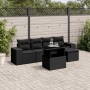 Set de sofás de jardín 6 piezas y cojines ratán sintético negro de , Conjuntos de jardín - Ref: Foro24-3269125, Precio: 431,4...