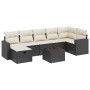 Garden sofa set 8 pieces and black synthetic rattan cushions by , Garden sets - Ref: Foro24-3263512, Price: 437,25 €, Discoun...