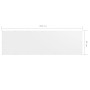 Weiße Oxford-Stoff-Balkonmarkise 90x300 cm von vidaXL, Sonnenschirme - Ref: Foro24-134892, Preis: 18,80 €, Rabatt: %