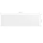 White 90x300 cm Oxford fabric balcony awning by vidaXL, Umbrellas - Ref: Foro24-134892, Price: 18,30 €, Discount: %