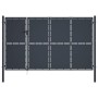 Anthrazitgraue Gartentür aus Stahl 350x175 cm von , Gartentore - Ref: Foro24-144539, Preis: 822,32 €, Rabatt: %