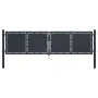 Anthrazitgraue Gartentür aus Stahl, 300x100 cm. von , Gartentore - Ref: Foro24-144524, Preis: 395,21 €, Rabatt: %
