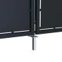 Anthrazitgraue Gartentür aus Stahl, 300x100 cm. von , Gartentore - Ref: Foro24-144524, Preis: 395,21 €, Rabatt: %