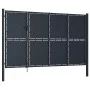 Anthracite grey steel garden gate 350x150 cm by , garden gates - Ref: Foro24-144538, Price: 736,32 €, Discount: %