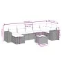 8-teiliges Gartensofa-Set mit schwarzen Polstern aus synthetischem Rattan. von , Gartensets - Ref: Foro24-3264441, Preis: 569...