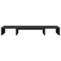 Adjustable black wooden screen riser support 80x24x10.5 cm by , Computer bases and risers - Ref: Foro24-854635, Price: 33,01 ...