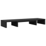Adjustable black wooden screen riser support 80x24x10.5 cm by , Computer bases and risers - Ref: Foro24-854635, Price: 33,01 ...