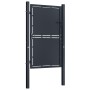 Anthrazitgraue Gartentür aus Stahl 100x175 cm von , Gartentore - Ref: Foro24-144521, Preis: 324,30 €, Rabatt: %