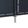Anthrazitgraue Gartentür aus Stahl 350x125 cm von , Gartentore - Ref: Foro24-144537, Preis: 625,18 €, Rabatt: %