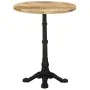 Bistro-Tisch aus grobem Mangoholz Ø60x76 cm von , Küchen- und Esstische - Ref: Foro24-321087, Preis: 167,02 €, Rabatt: %