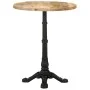 Bistro-Tisch aus grobem Mangoholz Ø60x76 cm von , Küchen- und Esstische - Ref: Foro24-321087, Preis: 167,02 €, Rabatt: %