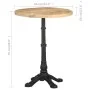 Bistro-Tisch aus grobem Mangoholz Ø60x76 cm von , Küchen- und Esstische - Ref: Foro24-321087, Preis: 167,02 €, Rabatt: %