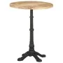 Bistro-Tisch aus grobem Mangoholz Ø60x76 cm von , Küchen- und Esstische - Ref: Foro24-321087, Preis: 167,02 €, Rabatt: %