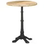Bistro-Tisch aus grobem Mangoholz Ø60x76 cm von , Küchen- und Esstische - Ref: Foro24-321087, Preis: 167,02 €, Rabatt: %