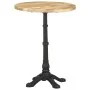 Mesa de bistró madera de mango rugosa Ø60x76 cm de , Mesas de cocina y de comedor - Ref: Foro24-321087, Precio: 160,64 €, Des...