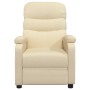 Sillón reclinable de tela crema de , Sillones - Ref: Foro24-344899, Precio: 205,51 €