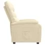 Cream fabric recliner. by , Armchairs - Ref: Foro24-344899, Price: 202,07 €, Discount: %