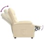 Cream fabric recliner. by , Armchairs - Ref: Foro24-344899, Price: 205,62 €, Discount: %