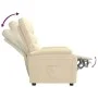 Sillón reclinable de tela crema de , Sillones - Ref: Foro24-344899, Precio: 202,03 €, Descuento: %