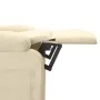 Cream fabric recliner. by , Armchairs - Ref: Foro24-344899, Price: 202,07 €, Discount: %