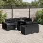 Garden sofa set 11 pieces and black synthetic rattan cushions by , Garden sets - Ref: Foro24-3276501, Price: 689,47 €, Discou...