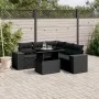 6-teiliges Gartensofa-Set mit schwarzen Polstern aus synthetischem Rattan. von , Gartensets - Ref: Foro24-3269155, Preis: 495...