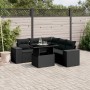 Set de sofás de jardín 6 piezas y cojines ratán sintético negro by , Garden sets - Ref: Foro24-3269155, Price: 467,50 €, Disc...