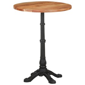 Mesa de bistró madera maciza de acacia Ø60x76 cm de , Mesas de cocina y de comedor - Ref: Foro24-321088, Precio: 176,82 €, De...