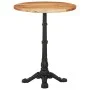 Solid acacia wood bistro table Ø60x76 cm by , Kitchen and dining tables - Ref: Foro24-321088, Price: 172,69 €, Discount: %