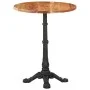 Solid acacia wood bistro table Ø60x76 cm by , Kitchen and dining tables - Ref: Foro24-321088, Price: 172,69 €, Discount: %