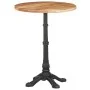 Solid acacia wood bistro table Ø60x76 cm by , Kitchen and dining tables - Ref: Foro24-321088, Price: 172,69 €, Discount: %