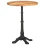 Solid acacia wood bistro table Ø60x76 cm by , Kitchen and dining tables - Ref: Foro24-321088, Price: 172,69 €, Discount: %