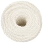 Cuerda de trabajo polipropileno blanco 16 mm 25 m de , Sogas y cuerdas metálicas - Ref: Foro24-153064, Precio: 23,62 €, Descu...
